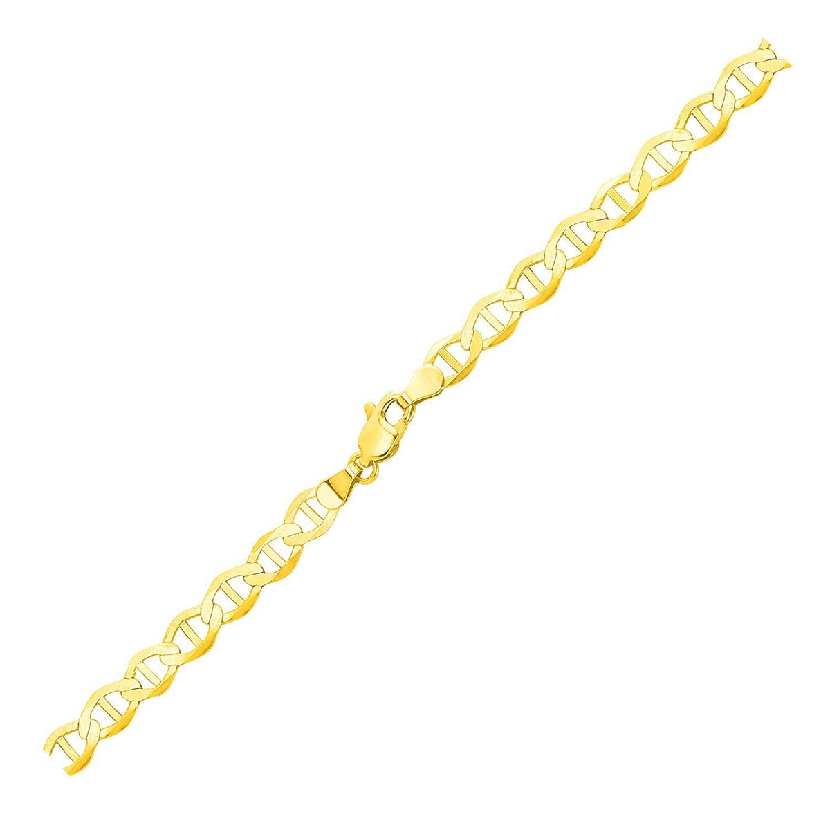 Cadena de eslabones tipo "Mariner" de oro amarillo de 10k y 5.5mm