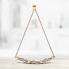 14K Rose Gold Plated .925 Sterling Silver Diamond Accent Layered Infinity Link and Heart Adjustable 4â€-10â€ Adjustable Bolo Bracelet (I-J Color, I3 Clarity)