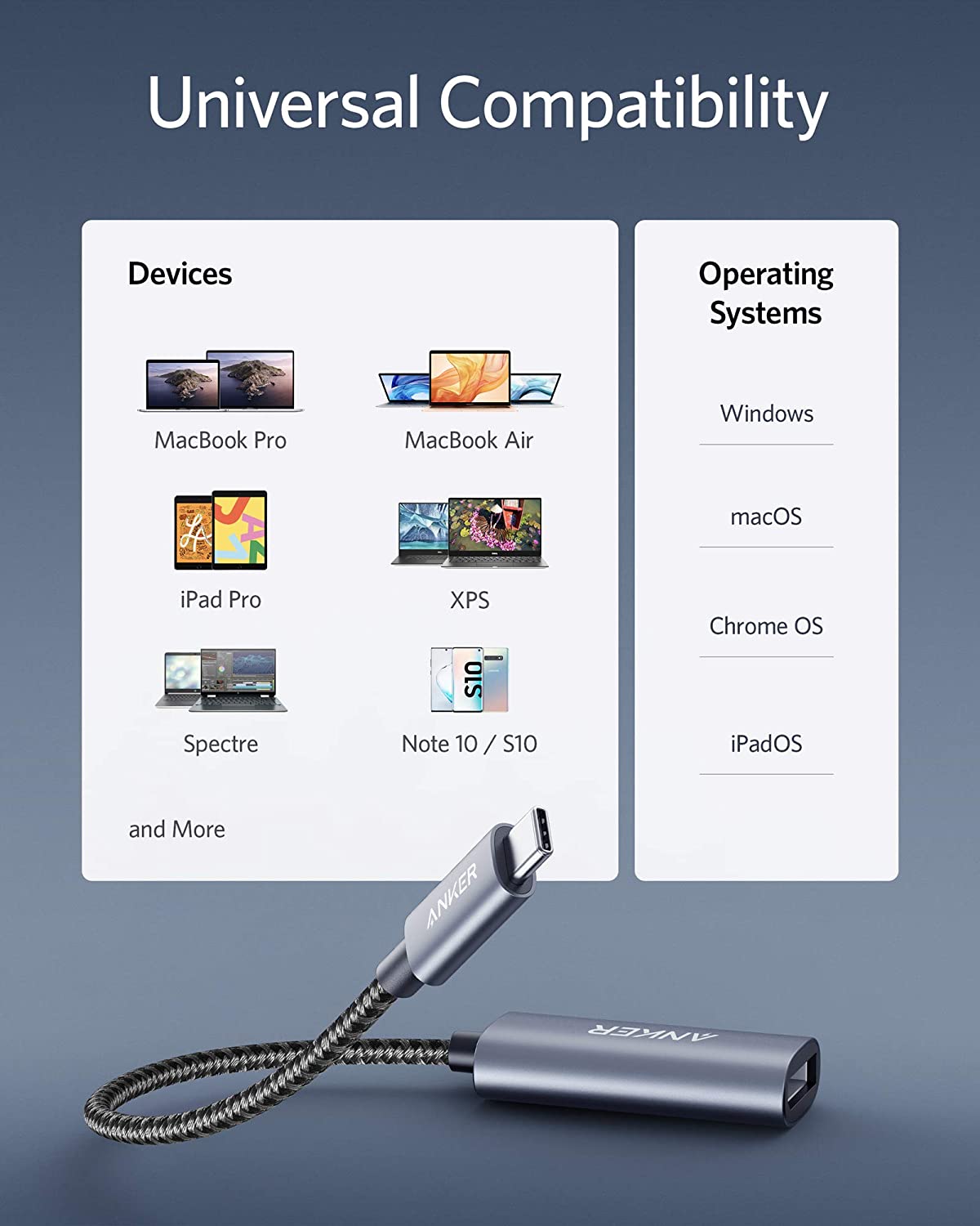 Anker <b>PowerExpand</b> Adaptador de USB-C a DisplayPort