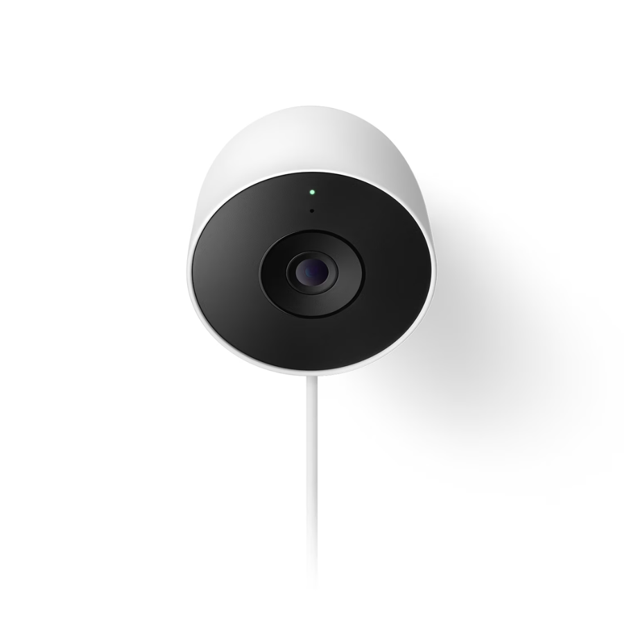 Cámara de seguridad cableada Google Nest Cam Outdoor de 2.ª generación con video 2K (NUEVO)