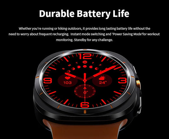 Samsung Galaxy Watch Ultra 2 47mm Upgrade! - with full Android OS and Google Play Store - Built-In Rotating Camera - Wi-Fi, Bluetooth, GPS, Cellular 4G