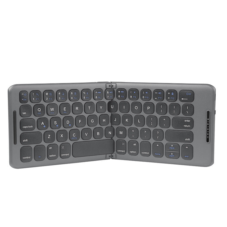 Folding Wireless Bluetooth Keyboard - Compact and Portable Design for Multiple Devices