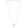 14k Yellow Gold Panther Head Necklace