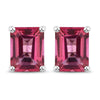 3.20 Carat Genuine Pink Topaz .925 Sterling Silver Earrings