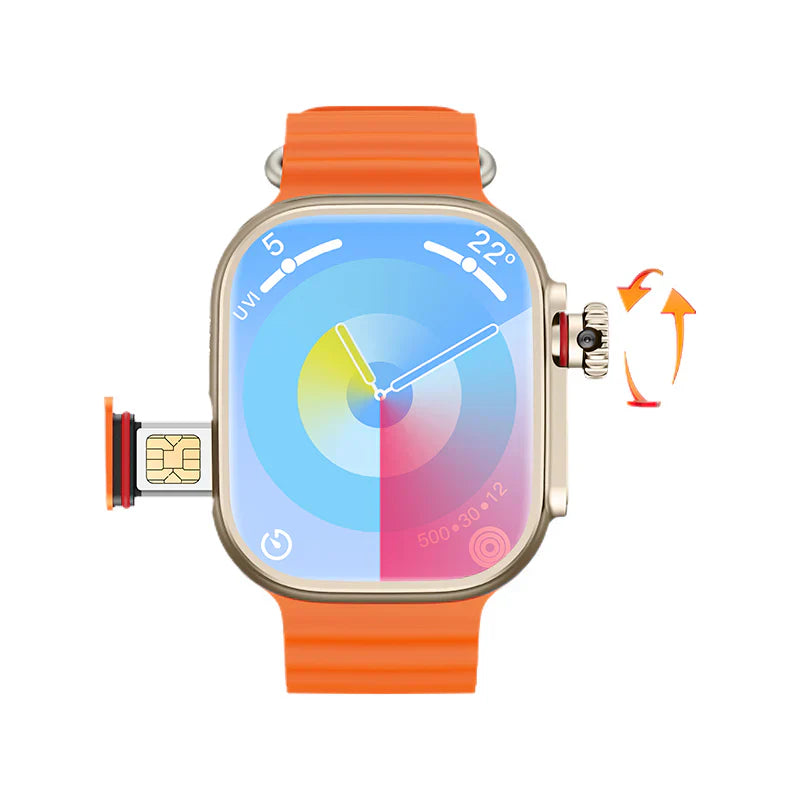 Android Watch Ultra 2 — умные часы на базе ОС Android со встроенной камерой, 5G, GPS, Wi-Fi, Bluetooth 