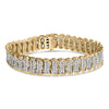 10K Yellow Gold 4.0 Cttw Diamond S-Link Bracelet