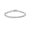 10K White Gold 5.00 Cttw Natural Diamond Tennis Bracelet