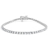 14K White Gold 5.0 Cttw Lab Grown Diamond Tennis Bracelet (F-G Color, VS1-VS2 Clarity) - 7.25
