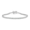 14K White Gold 6.00 Cttw Lab Grown Diamond Classic Tennis Bracelet  - 7.25