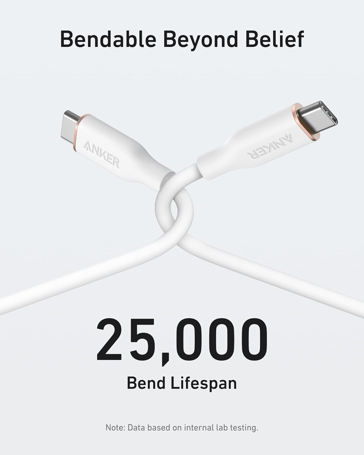 Cable Anker <b>643</b> USB-C a USB-C (Flow, Silicona)
