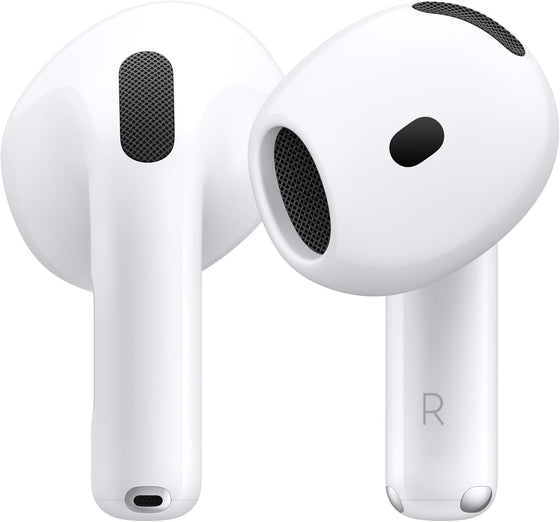 Apple AirPods 4 Wireless Earbuds with Active Noise Cancellation, Adaptive Audio, Transparency Mode, Personalized Spatial Audio, USB-C Charging Case with AppleCare+