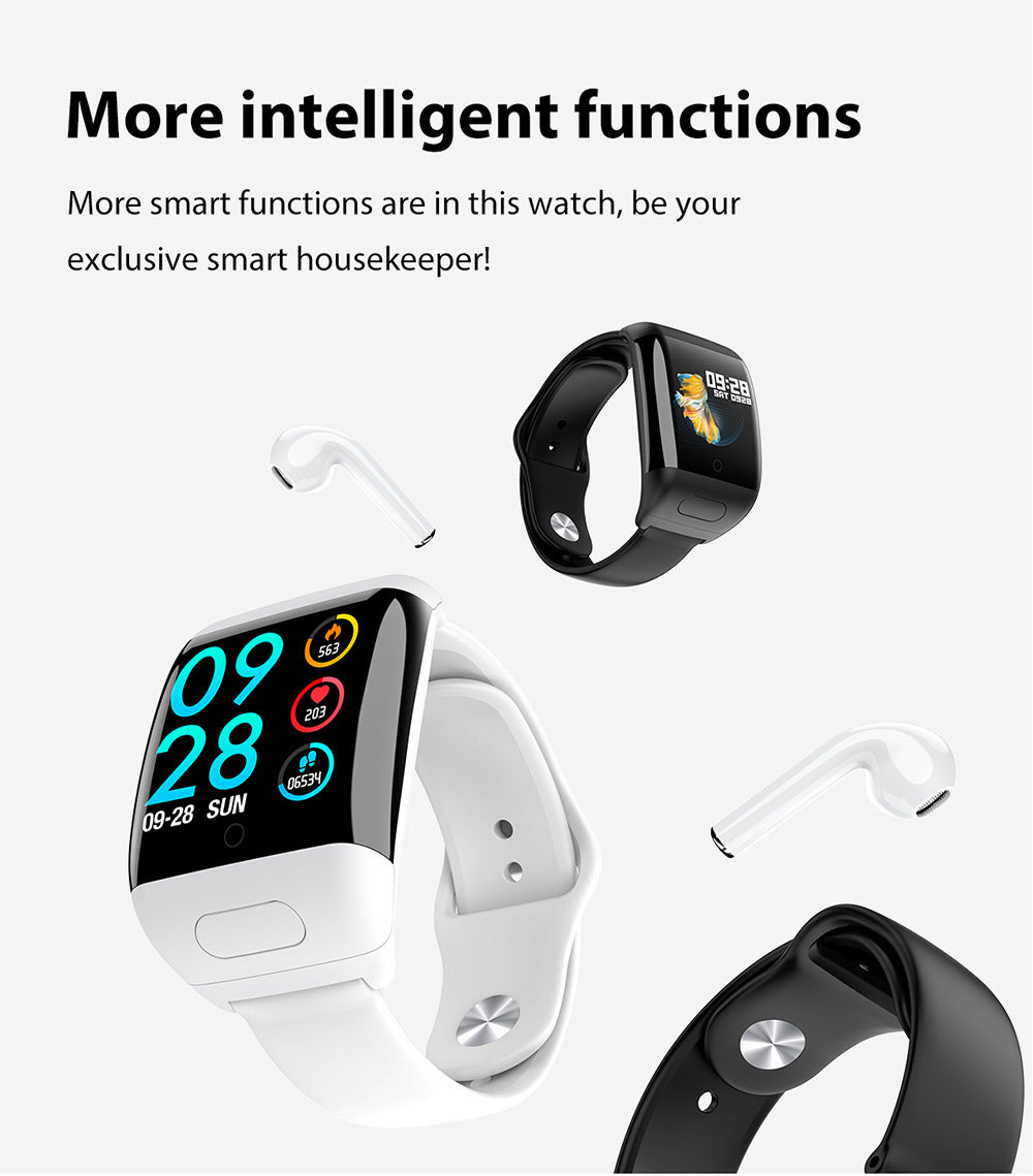 2-in-1 Smart Watch & AirPods Bluetooth Headset - Smart Watch Charging Case