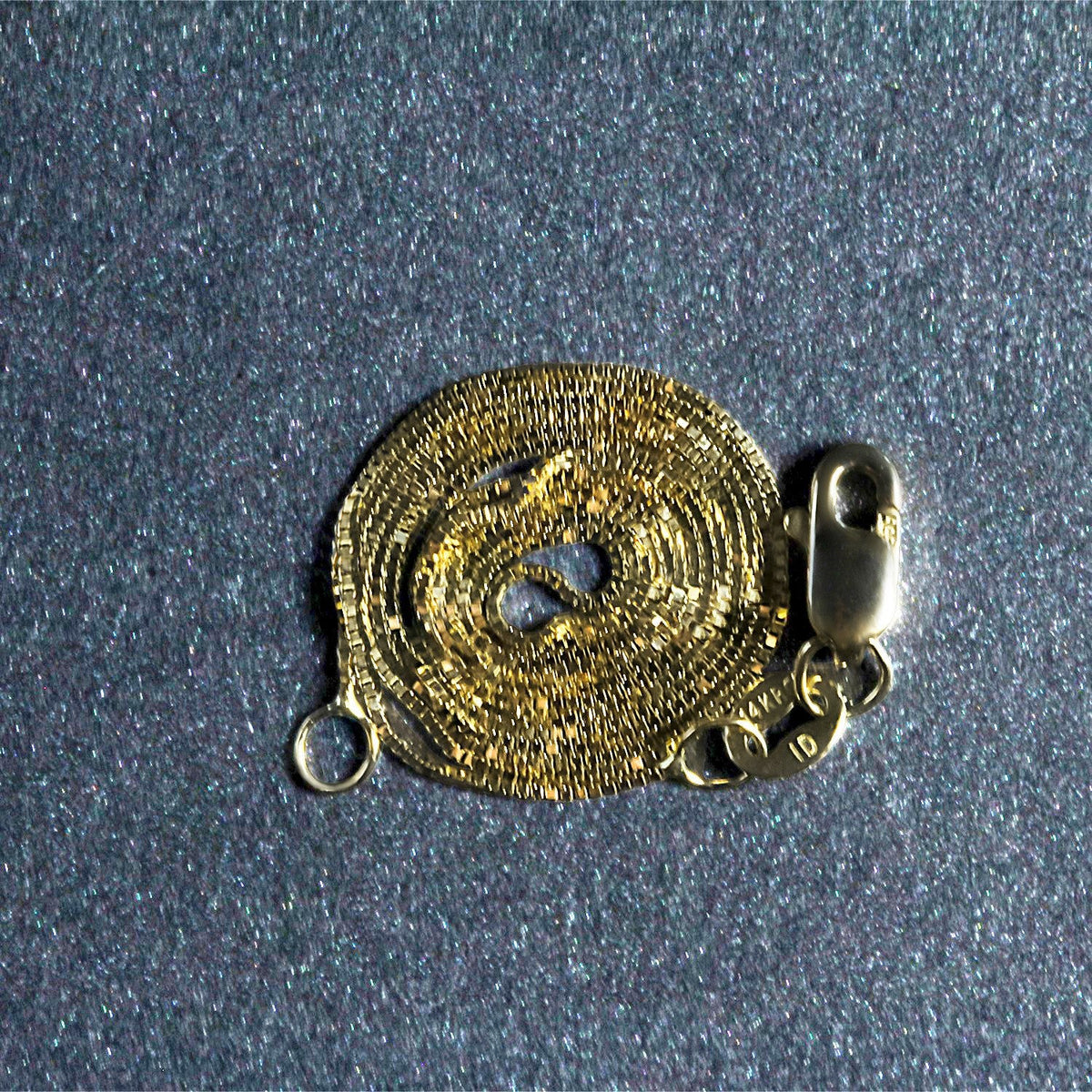 Cadena Clásica de Oro Amarillo de 14k, 0.45mm