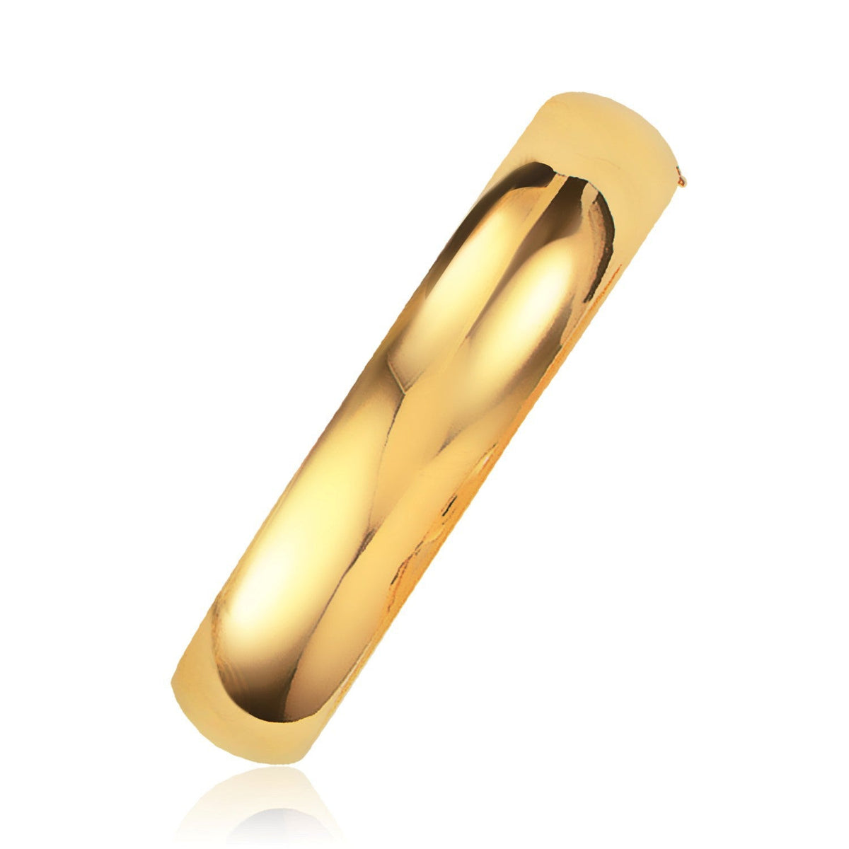 Pulsera clásica de oro amarillo de 14k (13.5mm)