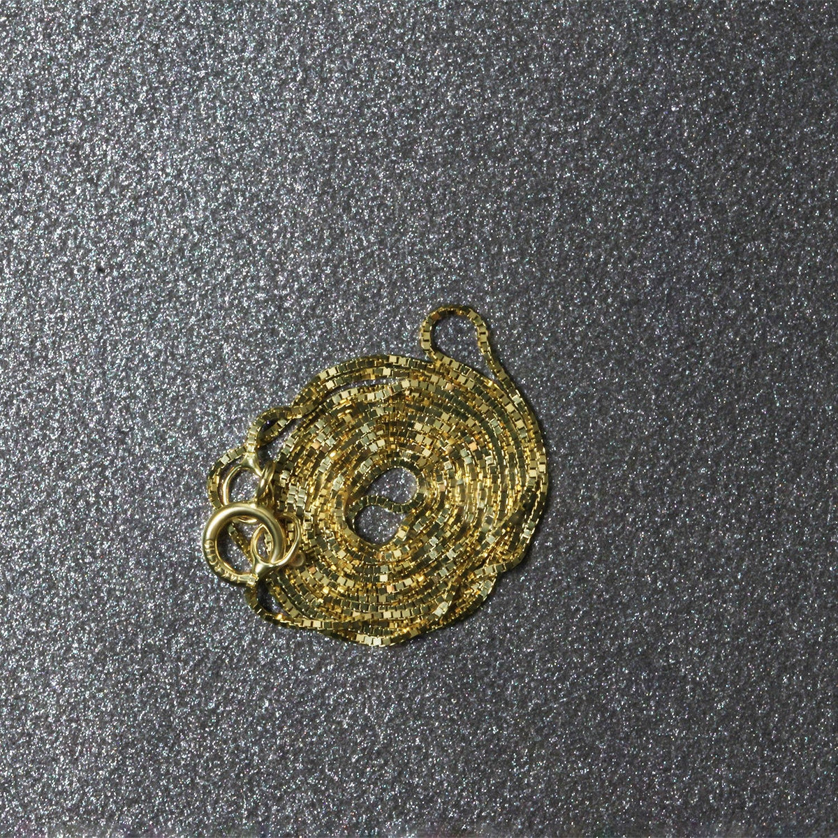 Cadena Clásica de Oro Amarillo de 14k, 0.45mm