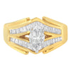 14KT Two-Toned Gold Diamond Cocktail Ring (1 cttw, H-I Color, SI1-SI2 Clarity)
