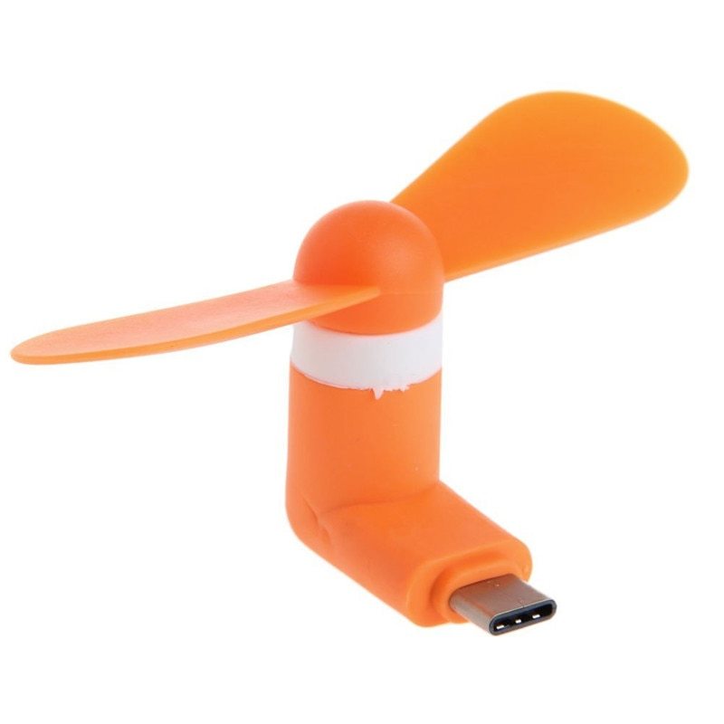 Type-C Phone Mini Fan - Low Noise, High Speed