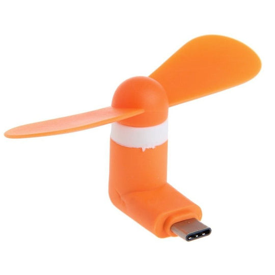 Type-C Phone Mini Fan - Low Noise, High Speed