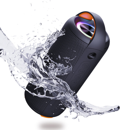 iTech XtremeFlip - Light Show Wireless Speaker - SD Card & Power Bank - Waterproof Bluetooth Speaker