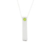 Genuine Peridot Fashion Pendants Sterling Silver