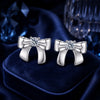 925 Sterling Silver Moissanite Earrings 0.3 cm for Women
