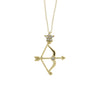 Genuine .07ct Diamond Fashion Pendants 14KT Yellow Gold