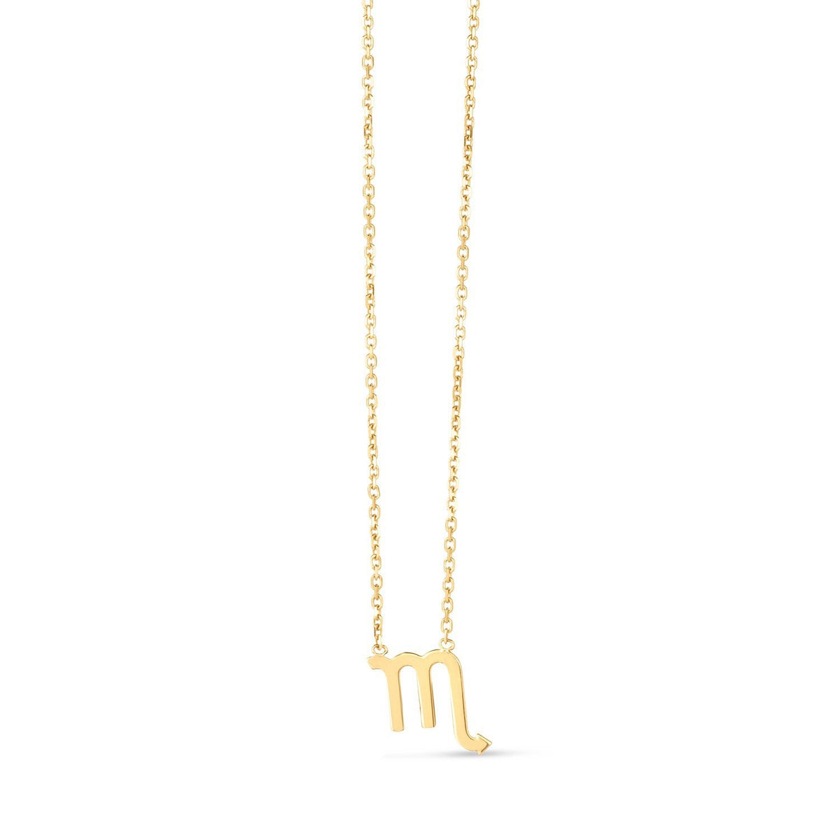 Collar de Escorpio de Oro Amarillo de 14K