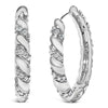 14K White Gold 1 1/5 Cttw Lab Grown Diamond Swirl Design 1