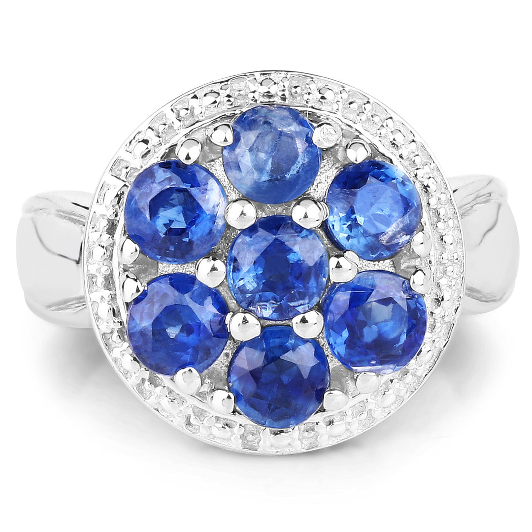 2.66 Carat Genuine Kyanite .925 Sterling Silver Ring