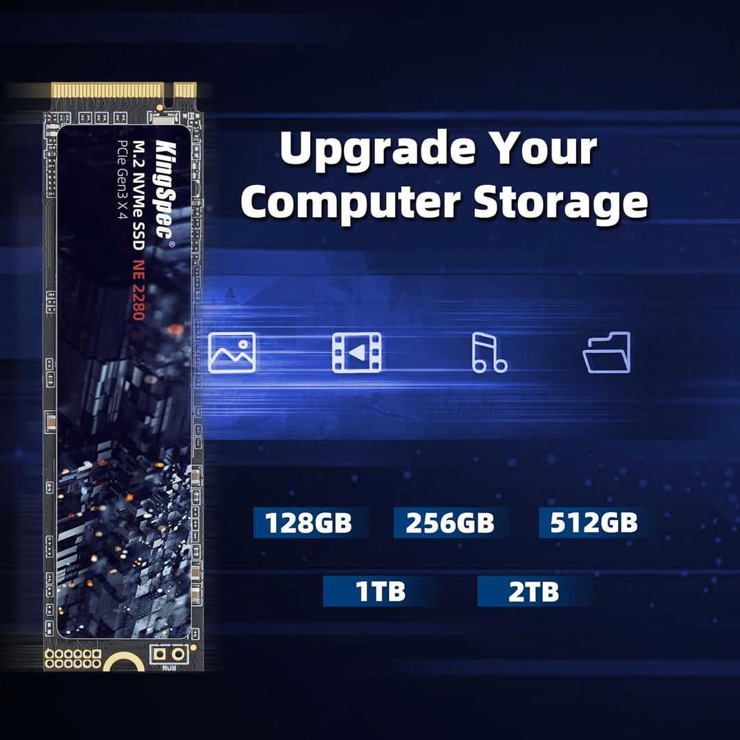 KingSpec M.2 NVMe SSD NE-2280 | Speed Up Your PC