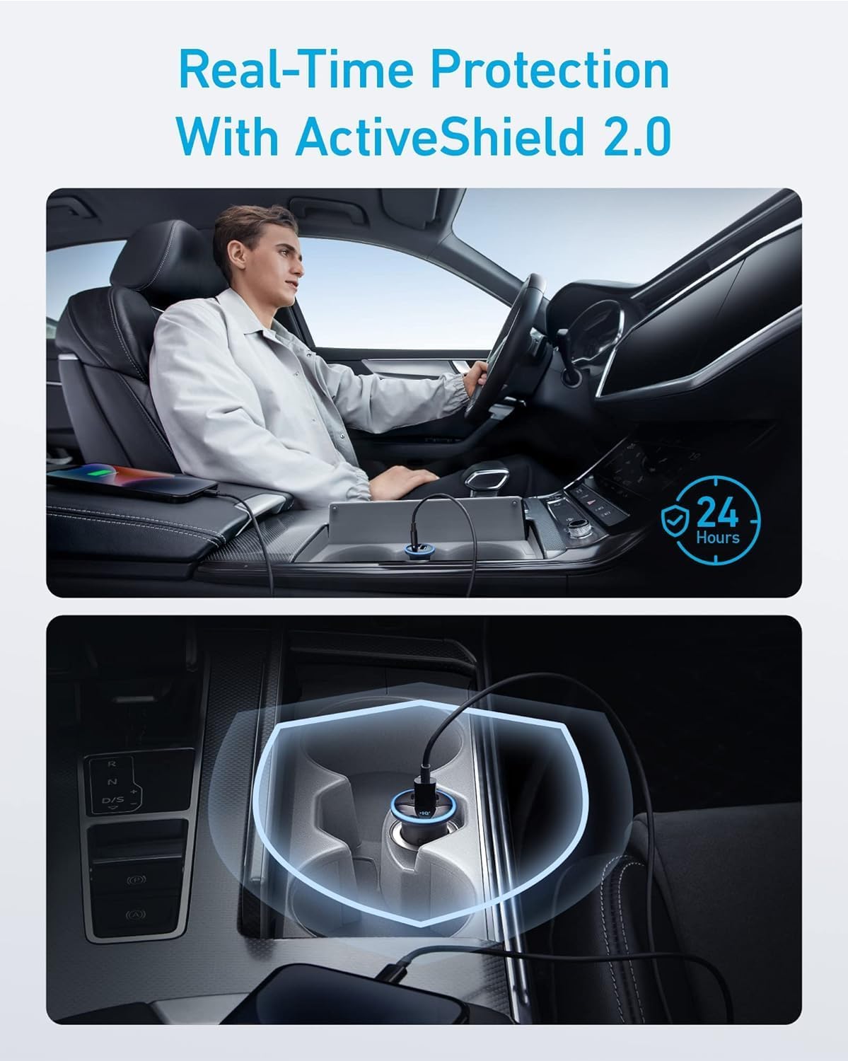 Автомобильное зарядное устройство Anker <b>323</b> (52,5 Вт)
