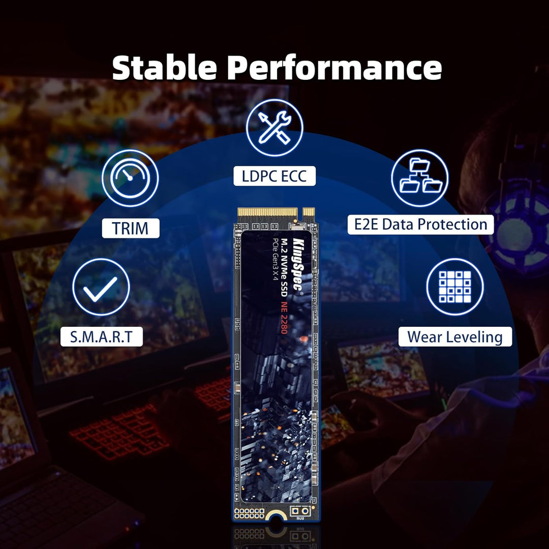 KingSpec M.2 NVMe SSD NE-2280 | Speed Up Your PC