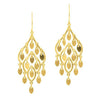 14K Yellow Gold Polished Chandelier Earring