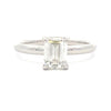 Natural .98ct Moissanite  Sterling Silver
