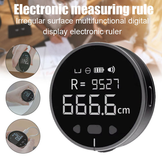 Electronic Tape Measure - High Precision Digital LCD Distance Tool / Measuring Instrument