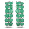 2.40 Carat Genuine Emerald .925 Sterling Silver Earrings