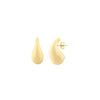 14k Yellow Gold Raindrop Studs
