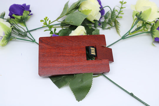 Wooden Usb Custom Lettering USB Flash Drive