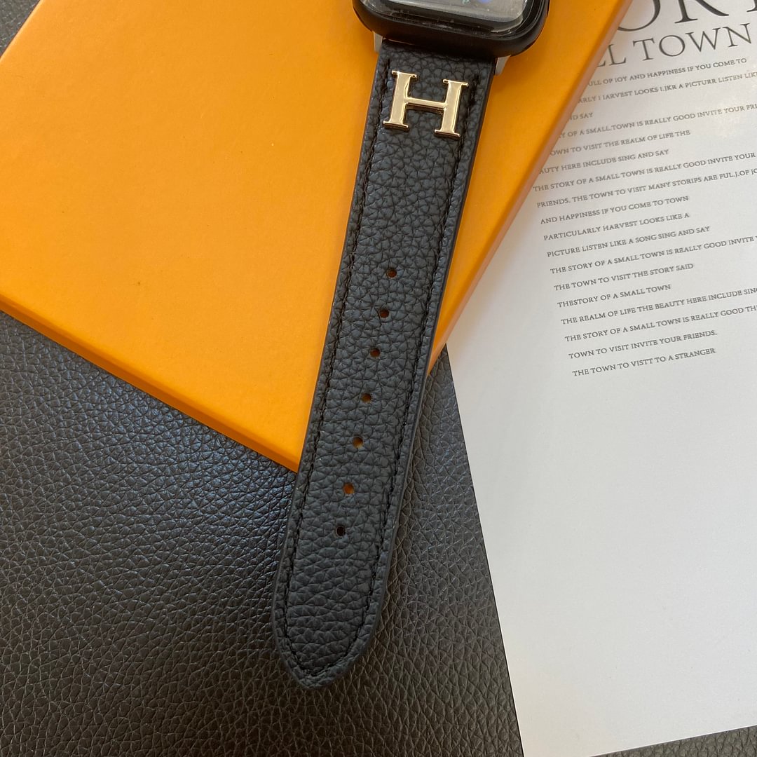 Кожаный ремешок для Apple Watch с натуральным рисунком