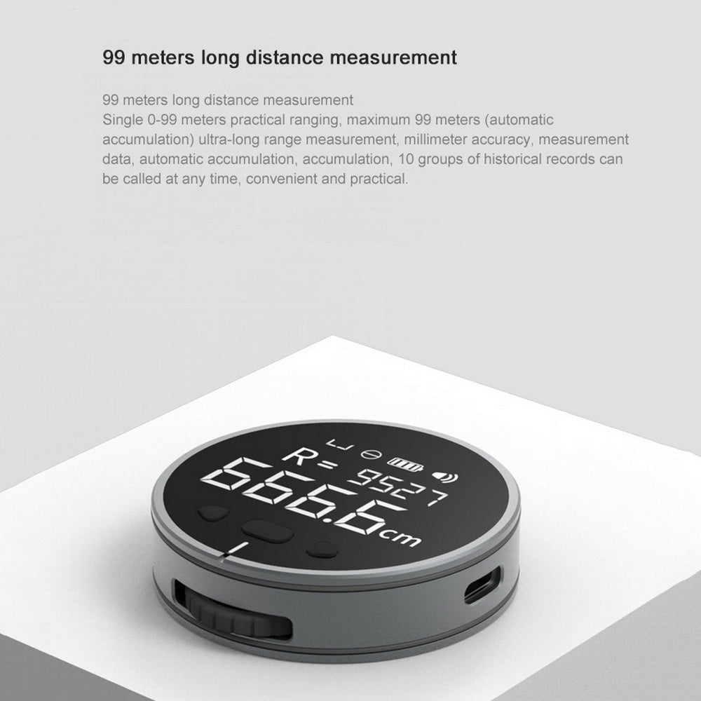 Electronic Tape Measure - High Precision Digital LCD Distance Tool / Measuring Instrument