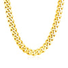 14k Yellow Gold Polished Miami Cuban Chain Necklace