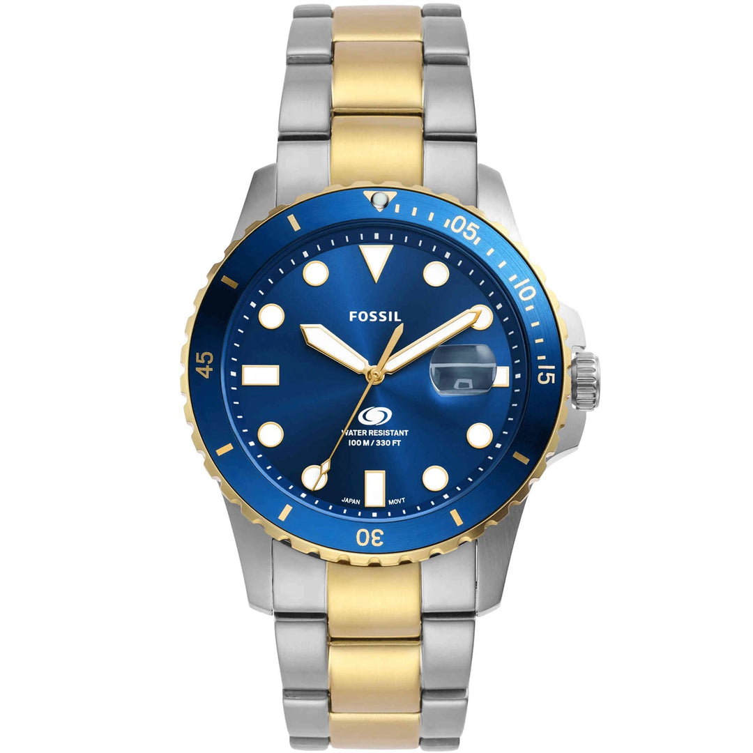Fossil Azul de Buceo para Hombre