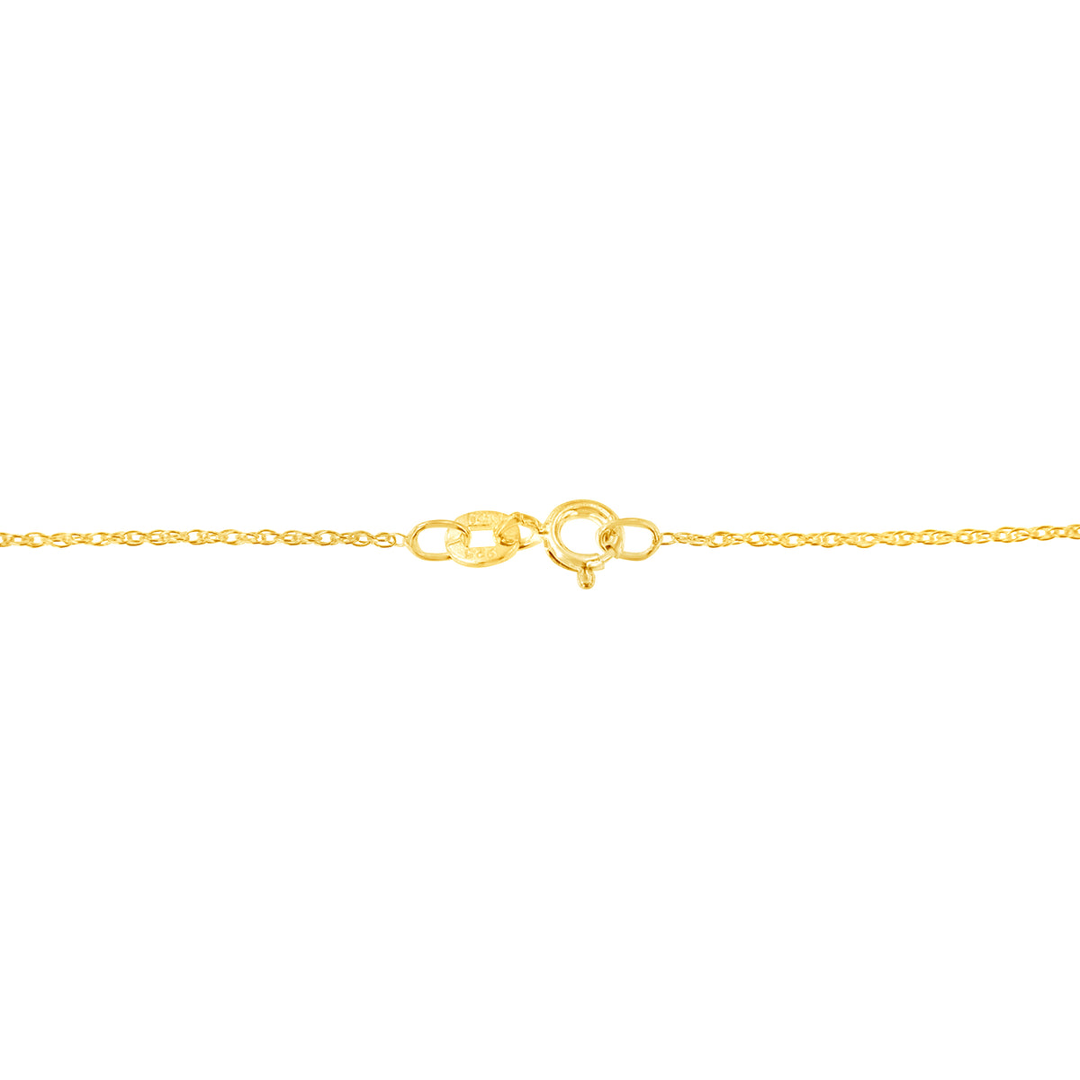 Collar con colgante de corazón abierto con diseño de diamante baguette de 1,00 Cttw en plata de ley .925 chapada en oro amarillo de 14K, 45,72 cm (color I-J, claridad I1-I2)