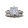 Natural Cubic Zirconium CZ SS Bridal Sterling Silver