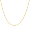 Unisex Solid 14K Yellow Gold 2.8mm Imperial Herringbone Chain Necklace - 18