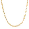 Gold Vermeil .925 Sterling Silver 1/4 Cttw Diamond Bold Octagonal Link Necklace