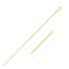 Cadena redonda de serpiente de oro amarillo de 14k de 0.7mm