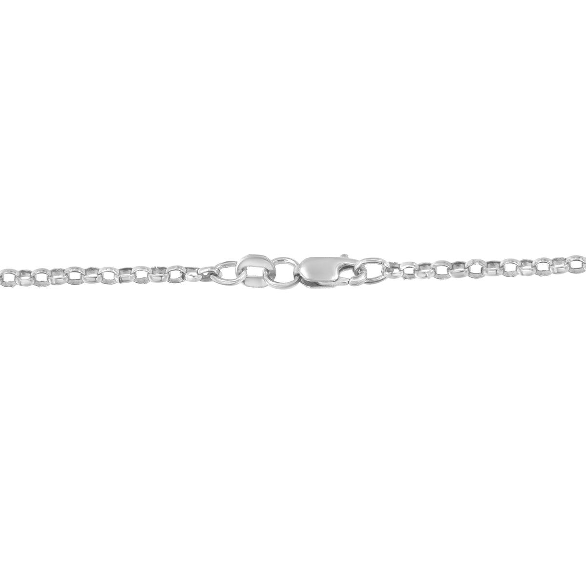 Collar con colgante de declaración de 45,72 cm con tres corazones de oro blanco de 14K y diamantes talla princesa de 1,0 quilates (color H-I, claridad SI2-I1)