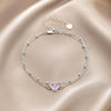 S925 Sterling Silver Pavé CZ Plated Bracelet for Women