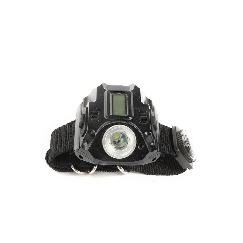 Watch with LED Flashlight - Time Display and Compass - Waterproof